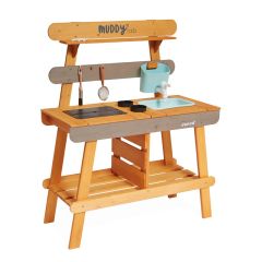 Cocinita de madera para exterior Muddy Lab - Janod