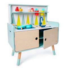 Cocinita de madera y mueble de almacenamiento 2 en 1 - Hape