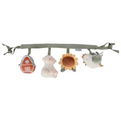 Colgante con actividades para cuna o carrito Pequeña granja - Little Dutch