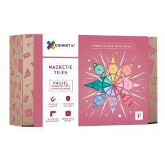 Construcción magnética Geometría pastel 40 piezas - Connetix