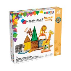 Construcción magnética 25 piezas Animales safari - Magna-Tiles