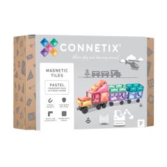 Construcción magnética Transport Pack pastel 50 piezas - Connetix