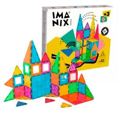 Construcción magnética Imanix 32 piezas - Braintoys