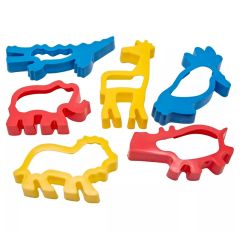 Cortadores animales de la jungla para plastilina (6) - Deukaliptus