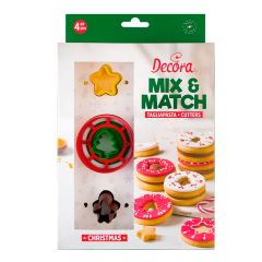 Cortadores galletas rellenas Navidad - Decora