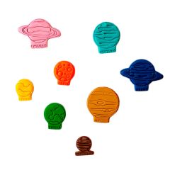 Cortadores y marcadores Planetas Sistema Solar para plastilina (8) - Sumando Momentos
