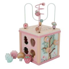 Cubo de madera con actividades Jardín de Hadas - Little Dutch