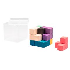 Cubo rompecabezas Soma de madera - Wissner