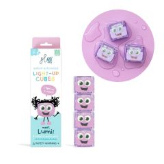Cubos acuáticos de luz lilas Lumi (4) - GloPals