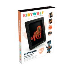 Decoración con luz naranja Kidyneon animales - Kidywolf