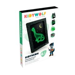 Decoración con luz verde Kidyneon dinosaurios - Kidywolf