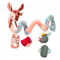 Espiral con actividades para cuna o carrito Bosque - Lilliputiens