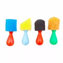 Esponjas para pintura con mango ergonómico (4) - Deukaliptus