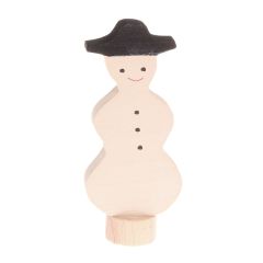 Figura muñeco de nieve de madera para calendario anual circular y para espiral - Grimm's