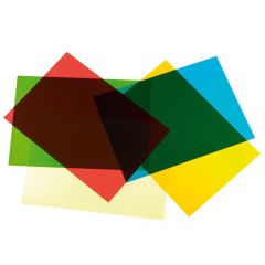 Hojas de acetato de colores translúcidos (5) - Commotion Distribution