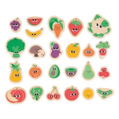 Imanes de madera Frutas y verduras (24) - Janod