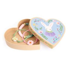 Joyero y 3 pulseras de madera Cécile - Djeco