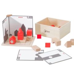 Juego de lógica, construcción y sombras Espacio - Classic World
