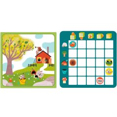 Juego de percepción espacial Eduludo: Encuentra a los animales - Djeco