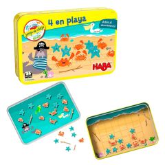 Juego en lata magnético 4 en playa - HABA
