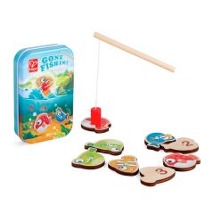 Juego en lata magnético ¡Vamos de pesca! - Hape