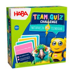 Juego de preguntas Team Quiz Challengue Naturaleza VS Tecnología  - HABA