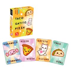 Juego de rapidez visual Taco Gatito Pizza - Lúdilo