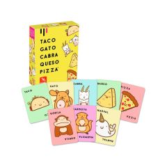 Juego de rapidez visual Taco Gato Cabra Queso Pizza - Lúdilo
