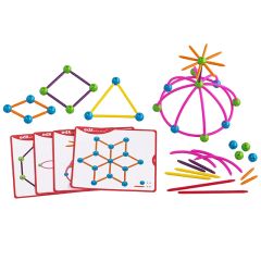 Set para construir formas geométricas con 144 piezas - EDX Education
