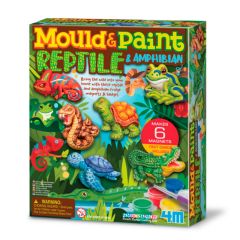 Kit moldear y pintar reptiles y anfibios - 4M
