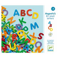 Letras abecedario mayúsculas magnéticas de madera - Djeco