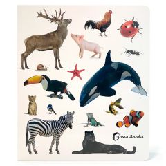 Libro grande de fotografías ¡Animales! - Nowordbooks