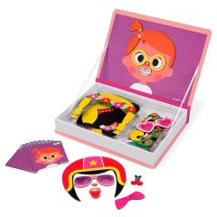 Libro magnético Crazy face chica - Janod