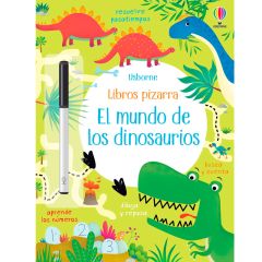 Libro pizarra El mundo de los dinosaurios - Usborne