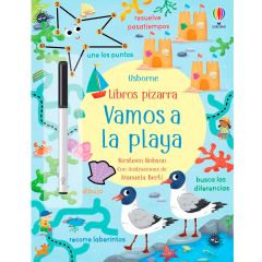 Libro pizarra Vamos a la playa - Usborne