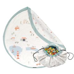 Manta de juegos y saco de almacenamiento ciudad con carretera - Play&go
