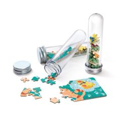 Mini puzle en formato tubo 41 piezas - Hape