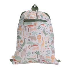Mochila saco con cuerdas Safari Friends - Little Dutch