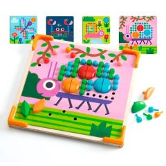 Mosaico con 8 dibujos Eduludo Mini Animales - Djeco