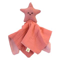 Muñeco Doudou de algodón orgánico Estrella de mar - aPunt Barcelona