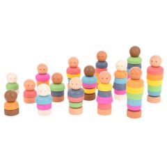Muñecos de madera para atornillar (15) - Tickit