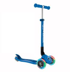 Patinete plegable Primo Foldable azul con luces - Globber