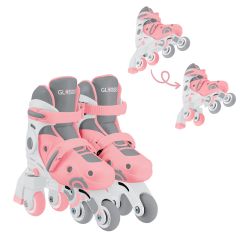 Patines evolutivos rosa pastel Talla 30-33 - Globber