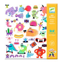 Pegatinas Monstruos (160) - Djeco