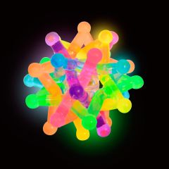 Pelota entrelazada fluorescente luz ultravioleta - Playlearn
