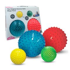 Pelotas sensoriales con púas Mega Pack (4) - Edushape