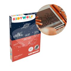 Plantillas de repuesto para Kidydraw Galaxia y dinosaurios (60) - Kidywolf