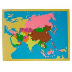 Puzle de madera de Asia - Montessori