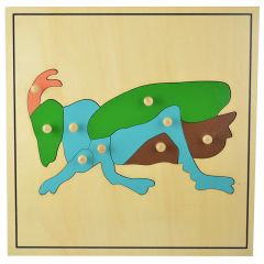 Puzle de madera grillo - Montessori