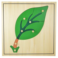 Puzle de madera hoja - Montessori